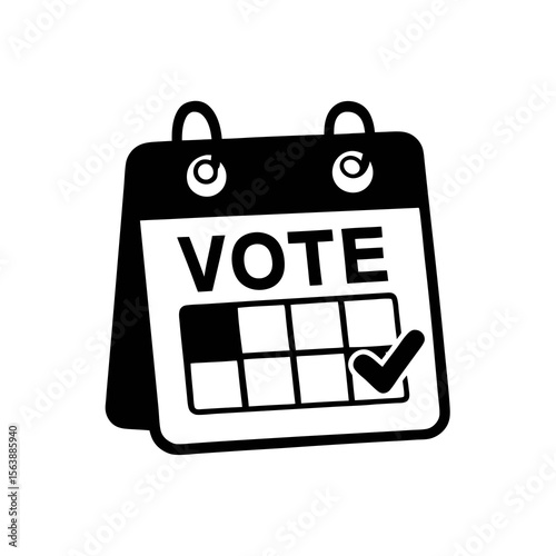 desktop calendar icon mentioning Vote