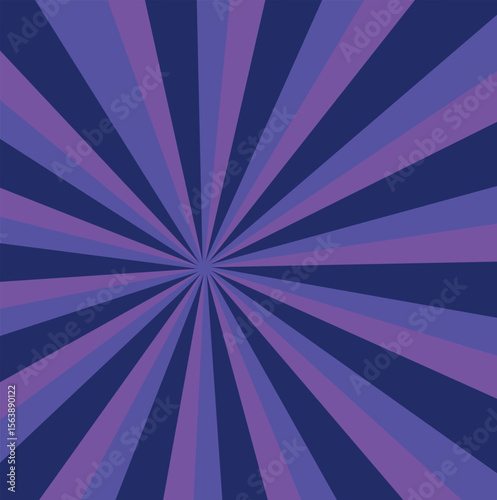 Dark blue grunge sunbeam background. Sun rays abstract wallpaper. 