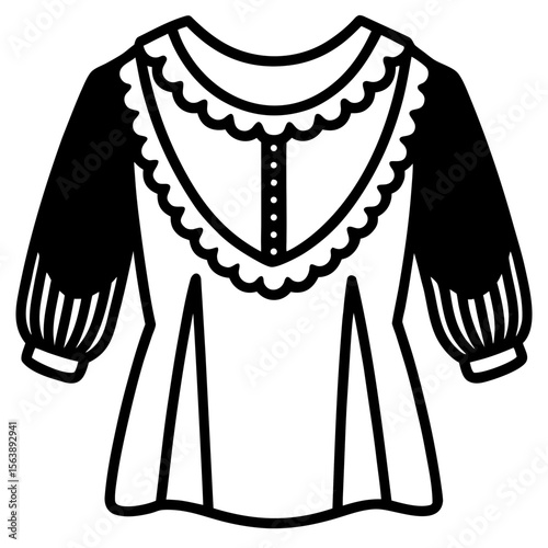 Lace Blouse Fashion Vector