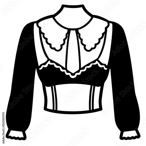 Lace Blouse Fashion Vector