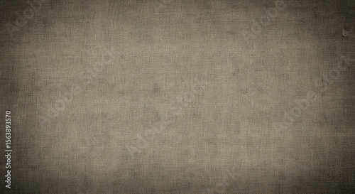 Faded linen textured cloth background with vintage rough fabric surface
