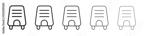 Air purifier icons. simple and modern vector icon designs