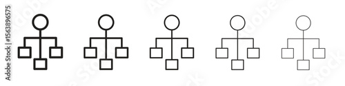 classification icons. simple and modern vector icon designs