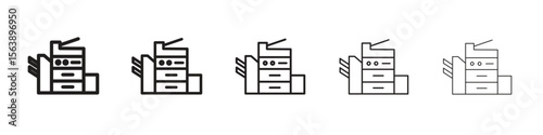 Copier icons. simple and modern vector icon designs