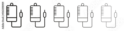 Intravenous icons. simple and modern vector icon designs