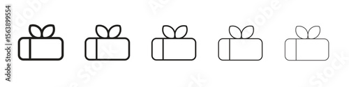 Mint gum icons. simple and modern vector icon designs