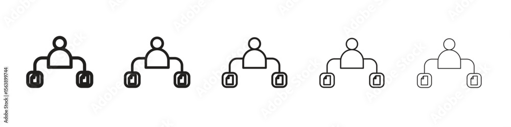 Fototapeta premium Multitask icons. simple and modern vector icon designs