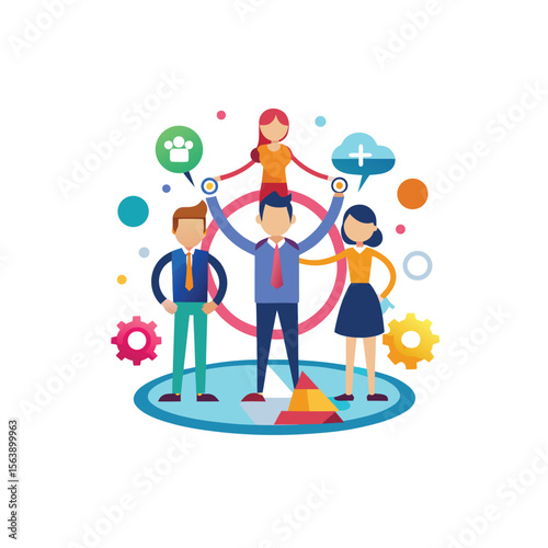Teamwork promotes growth, success and project planning in organisations