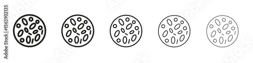 Thalassaemia icons. simple and modern vector icon designs