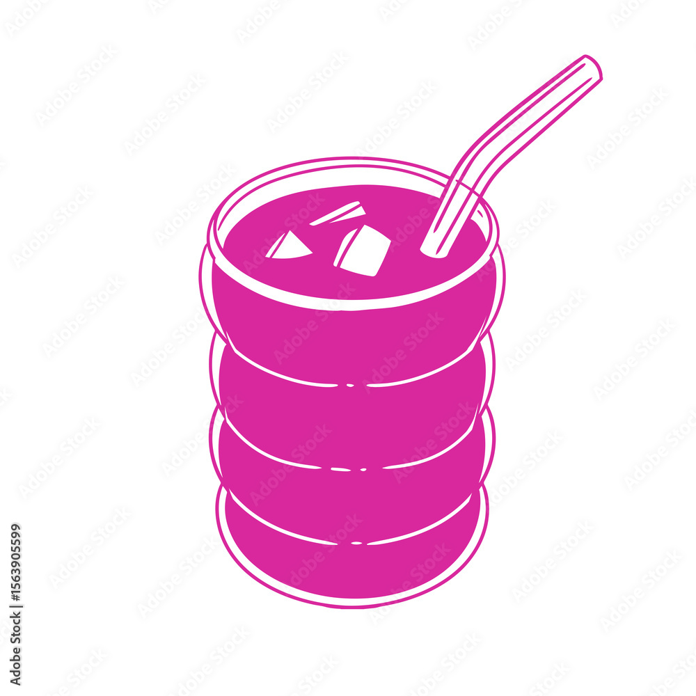 Original hand-drawn glass cup drink illustration for posters, cards, cafe menus, and graphic design. Original hand-drawn glass cup drink illustration for posters, cards, cafe menus, and graphic design.