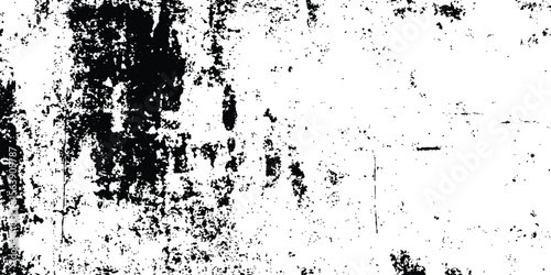Rustic grunge texture with grain and stains Abstract noise background. Close-up of distressed ink paint texture. Rough black and white distressed vector texture. High-resolution, Abstract background. 