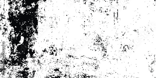 Rustic grunge texture with grain and stains Abstract noise background. Close-up of distressed ink paint texture. Rough black and white distressed vector texture. High-resolution, Abstract background. 