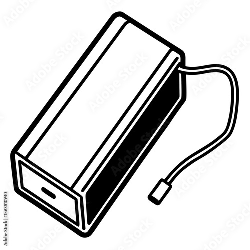 Portable Power Bank Vector