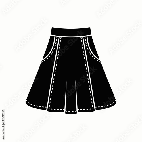 vector illustration of dress