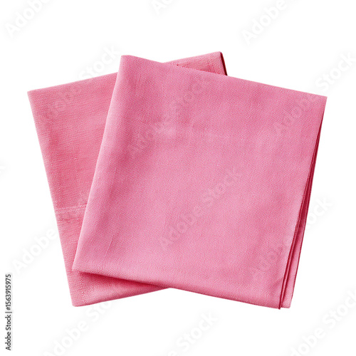 Wallpaper Mural Pink napkins top view on transparent background Torontodigital.ca