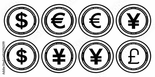 black and white currency