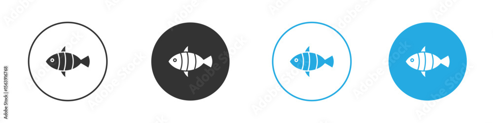 Fototapeta premium Clown fish icon