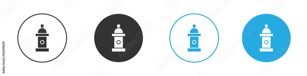 Obraz premium Fire hydrant icon