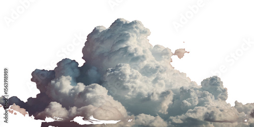 Realistic vector cutout clean white cloud transparent backgrounds special effect. Concept of storm and cloudscape. Fog or cloud on an isolated transparent background.	