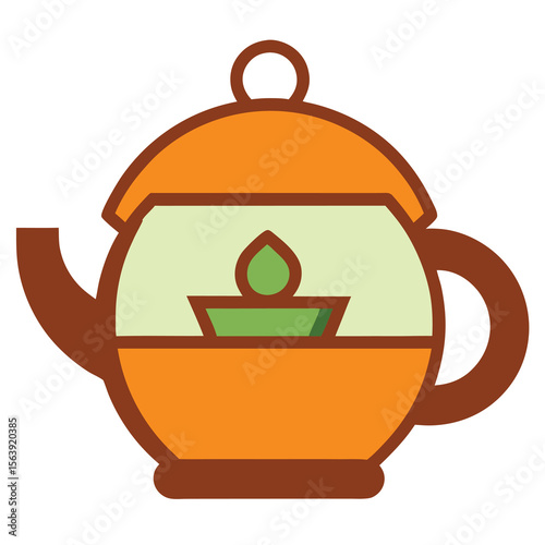 teapot with tea