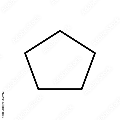 Set of geometric shapes quadrangle, circle icons collection, slightly rounded Vector design on white background.