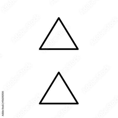 Set of geometric shapes quadrangle, circle icons collection, slightly rounded Vector design on white background.