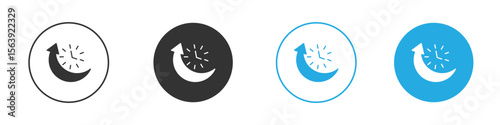 Uptime and downtime icon