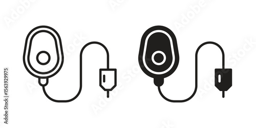 Anesthesia icon solid style. Flat vector illustration.
