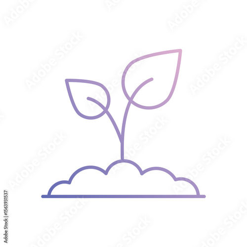 Seedling Vector icon