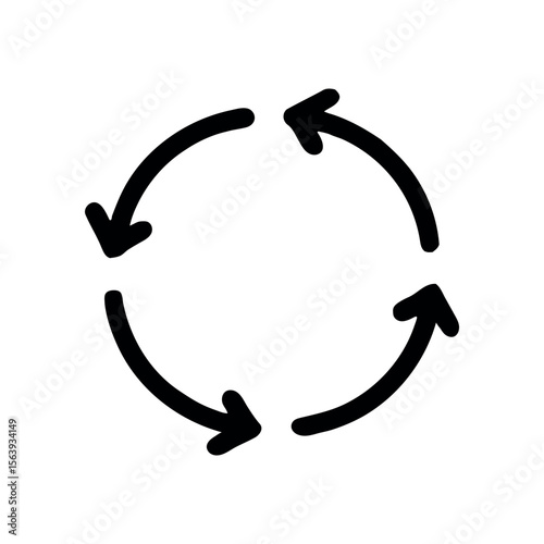 Arrows Silhouette on white background