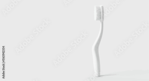 Modern Toothbrush Vector Icon for Branding