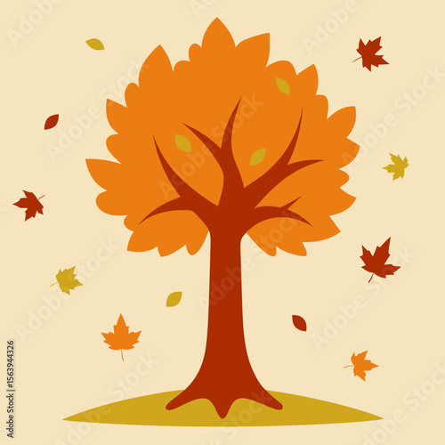 autumn tree background
