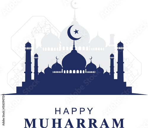 "Muharram Mosque Silhouette"