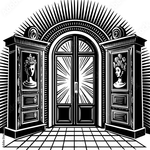 door of the church