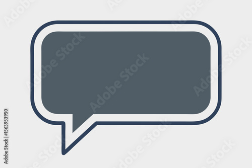 chat minimal line vector clean icon design