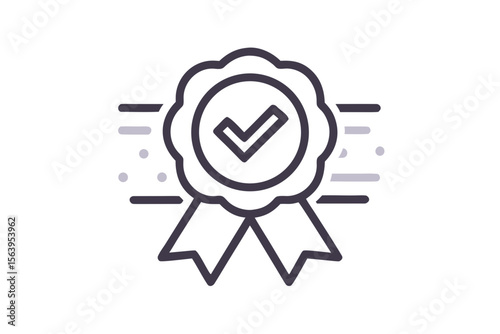 minimal line vector clean icon simple design