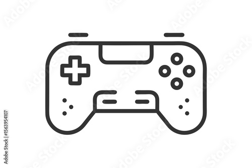 handheld device minimal mono line icon image