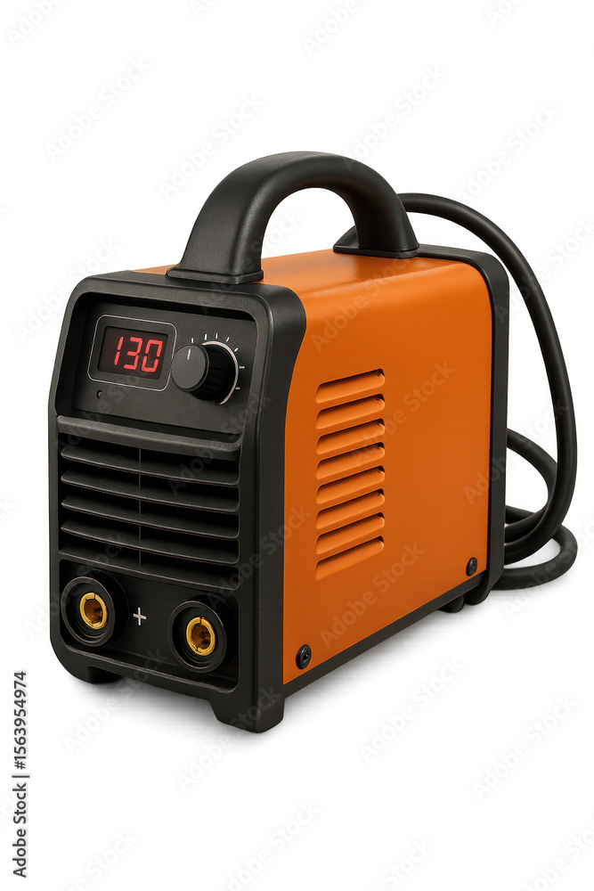 Fototapeta premium Portable Welding Machine Portable Arc Welding Machine with Digital Control Panel and High Fidelity PNG Die-Cut For Advertising