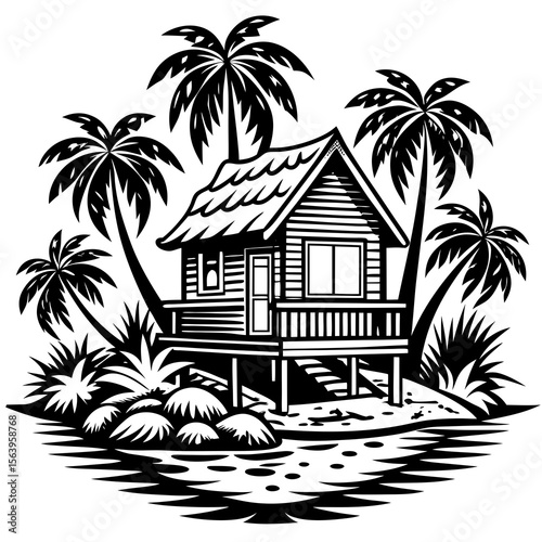 house on the beach