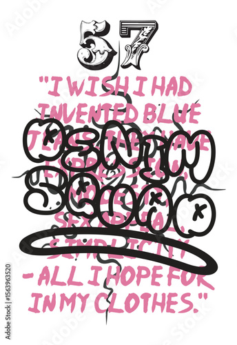 Streetwear Street Style T-shirt Design Vector, Modern Streetwear Print Design 