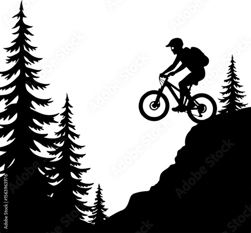 Mountain Biker  Hiking man vector bundle