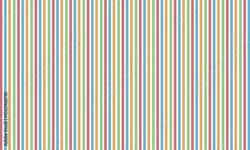 Seamless colorful striped abstract background. Vertical rainbow stripe pattern. EPS10 vector illustration. Multicolor stripes for wallpaper, background, wrapping paper, backdrop, poster etc. 