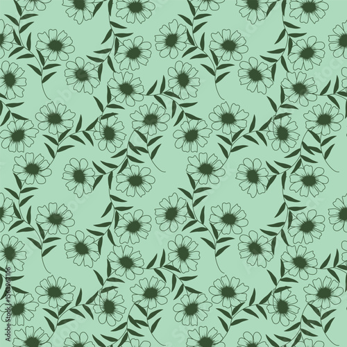 Beautiful floral pattern in small abstract flowers. Small colorful flowers. Coral pink background. Ditsy print. Floral seamless background. Elegant template for fashion prints. Stock pattern
