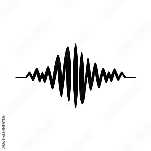 sound wawe vector