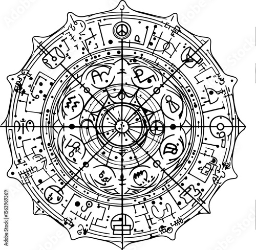 vector illustration of a celtic ornament