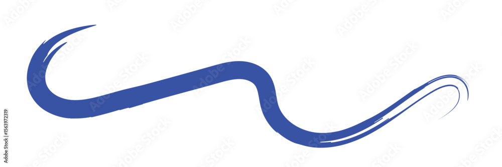 Analog touch material. The texture of the brush is beautiful. Wave pattern . Vector Illustration . 