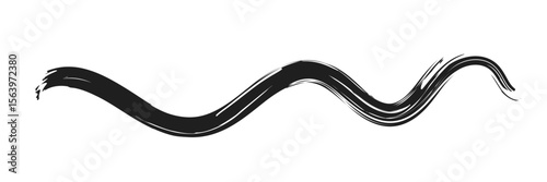 Analog touch material. The texture of the brush is beautiful. Wave pattern . Vector Illustration . 