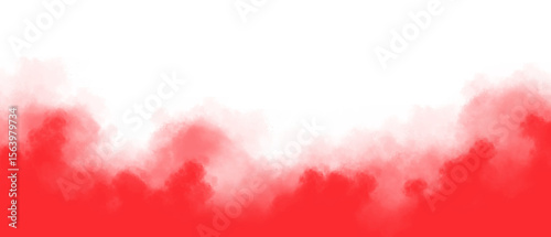 Realistic red smoke or fog on a transparent background png. Overlaying a rising smoke texture