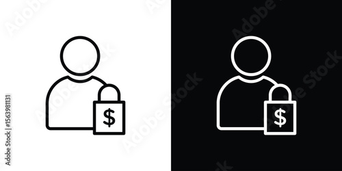 Guarantor icon. Simple thin line, outline vectors