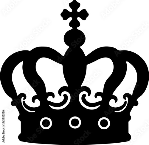 : Crown and Tiara Silhouettes Collection vector